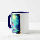 Mug Illustration de carte de tarot, L'Étoile (Devant gauche)