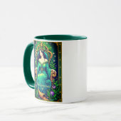 Mug Illustration de carte de tarot, l'Impératrice (Devant gauche)