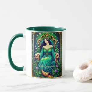 Mug Illustration de carte de tarot, l'Impératrice
