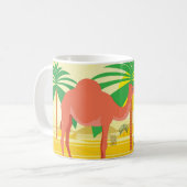 Mug Illustration de chameaux (Devant gauche)