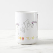 Mug Illustration de chasse aux oeufs de Pâques personn (Centre)