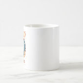 Mug Illustration de chat astronaute de galaxie mignon (Centre)