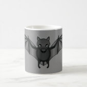 Mug Illustration De Chat Cartoon Cute Sur Grey (Centre)