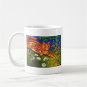 Mug Illustration de chat de jardin par Louis Wain (Gauche)