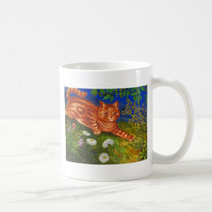 Mug Illustration de chat de jardin par Louis Wain