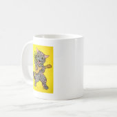 Mug Illustration de chat d'ukulélé de Louis Wain (Devant gauche)