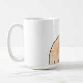 Mug Illustration de chat mignonne à l'aquarelle (Gauche)