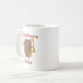 Mug Illustration de chat trombone mignon - Tribu Tromb (Devant gauche)