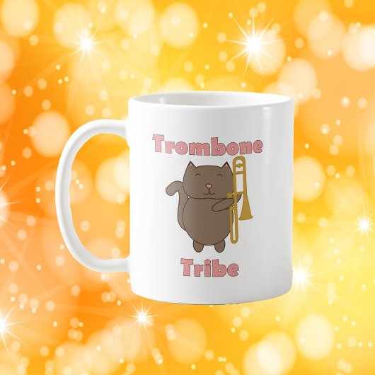 Mug Illustration de chat trombone mignon - Tribu Tromb