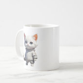 Mug Illustration de chats cool et adorables (Devant gauche)