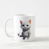 Mug Illustration de chats cool et adorables (Gauche)