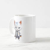 Mug Illustration de chats cool et adorables (Devant gauche)
