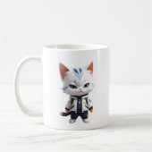 Mug Illustration de chats cool et adorables (Gauche)