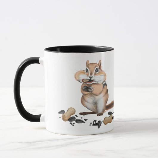 Mug Illustration de Cheeky Chipmunk (Gauche)