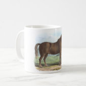 Mug Illustration de cheval lourd, Suffolk Punch (Devant gauche)