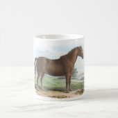 Mug Illustration de cheval lourd, Suffolk Punch (Centre)