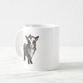 Mug Illustration de chèvre de dessin animé (Devant gauche)