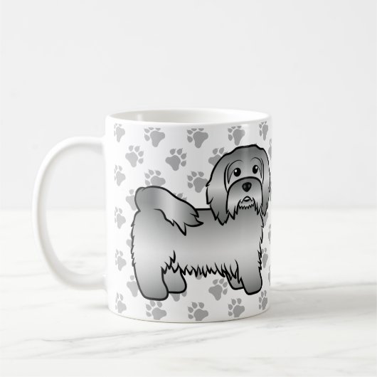 Mug Illustration de chien de dessin animé mignon Havan (Gauche)