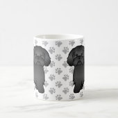 Mug Illustration de chien de dessin animé mignon Lhass (Centre)