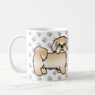 Mug Illustration de chien de dessin animé mignon Shih