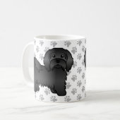 Mug Illustration de chien de dessin mignon du Havanais (Devant gauche)