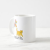 Mug Illustration de chien et chat en ballon  (Devant gauche)