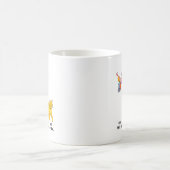 Mug Illustration de chien et chat en ballon  (Centre)