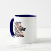 Mug Illustration de chien imaginaire (Devant gauche)