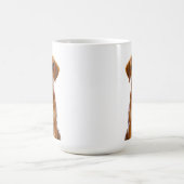 Mug Illustration de chiot brun mignon (Centre)