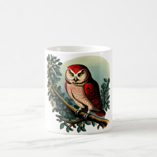 Mug Illustration de chouette de dessin animé à l'aspec