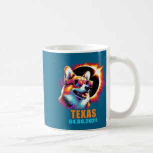Mug Illustration de Corgi pour l'éclipse solaire total