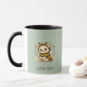 Mug Illustration de costume de kitten capricieux vinta