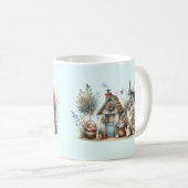 Mug Illustration de Cottages Haven Floral Homes (Devant droit)