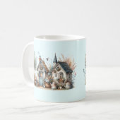 Mug Illustration de Cottages Haven Floral Homes (Devant gauche)