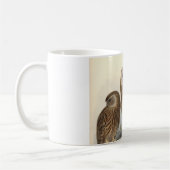 Mug Illustration de cru de hibou riant (Gauche)