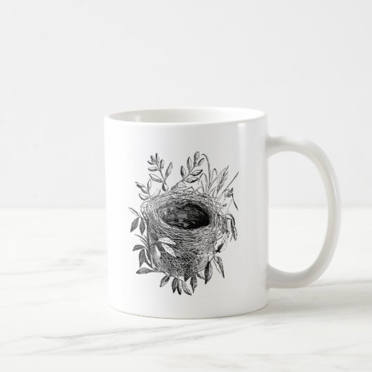 Mug illustration de cru de nid d'oiseau (Droite)