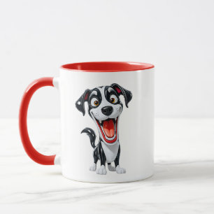 Mug Illustration de dalmatien souriant en dessin animé