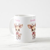 Mug Illustration de dessin animé de cerfs de bébés mig (Devant gauche)