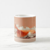 Mug Illustration de dessin animé de chien Akita mignon (Centre)