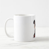Mug Illustration de dessin animé d'ours panda assis (Gauche)