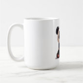 Mug Illustration de dessin animé d'ours panda assis (Gauche)