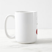 Mug Illustration de deux cerises rouges | Art de fruit (Gauche)