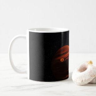 Mug Illustration De Exoplanet Vhs 1256 B Et Ses Étoile