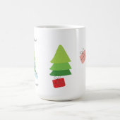 Mug Illustration de famille colorée et mignonne (Centre)