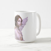Mug Illustration de Femme Céleste (Devant droit)