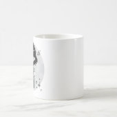 Mug Illustration de fille chibi esthétique dépassée (Centre)