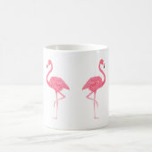 Mug Illustration de Flamants roses roses mignons (Centre)