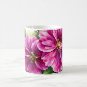 Mug Illustration de fleur aquarelle violette (Centre)