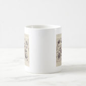 Mug Illustration de fleur d'insecte botanique de crabe (Centre)