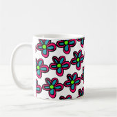 Mug illustration de fleurs (Gauche)